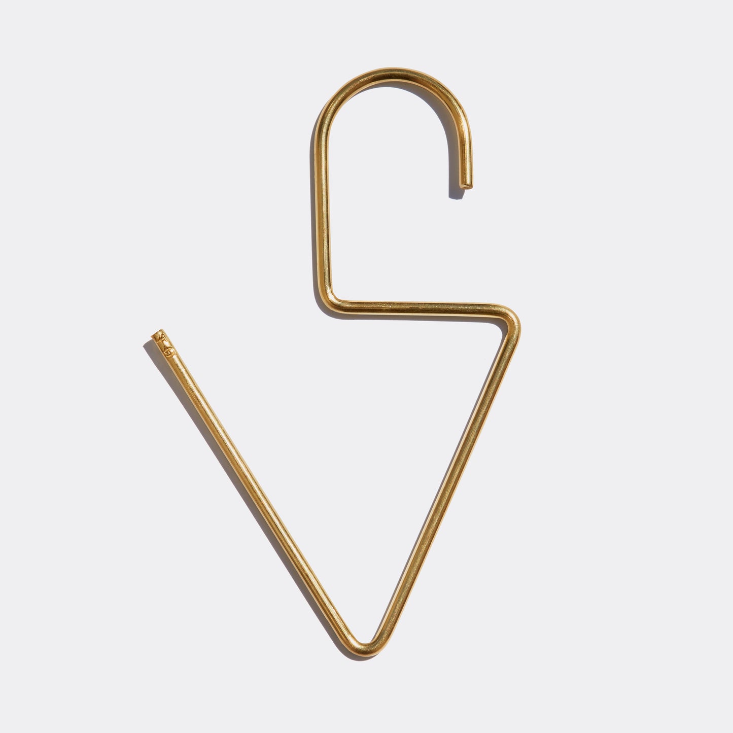 Venice hook in brass.