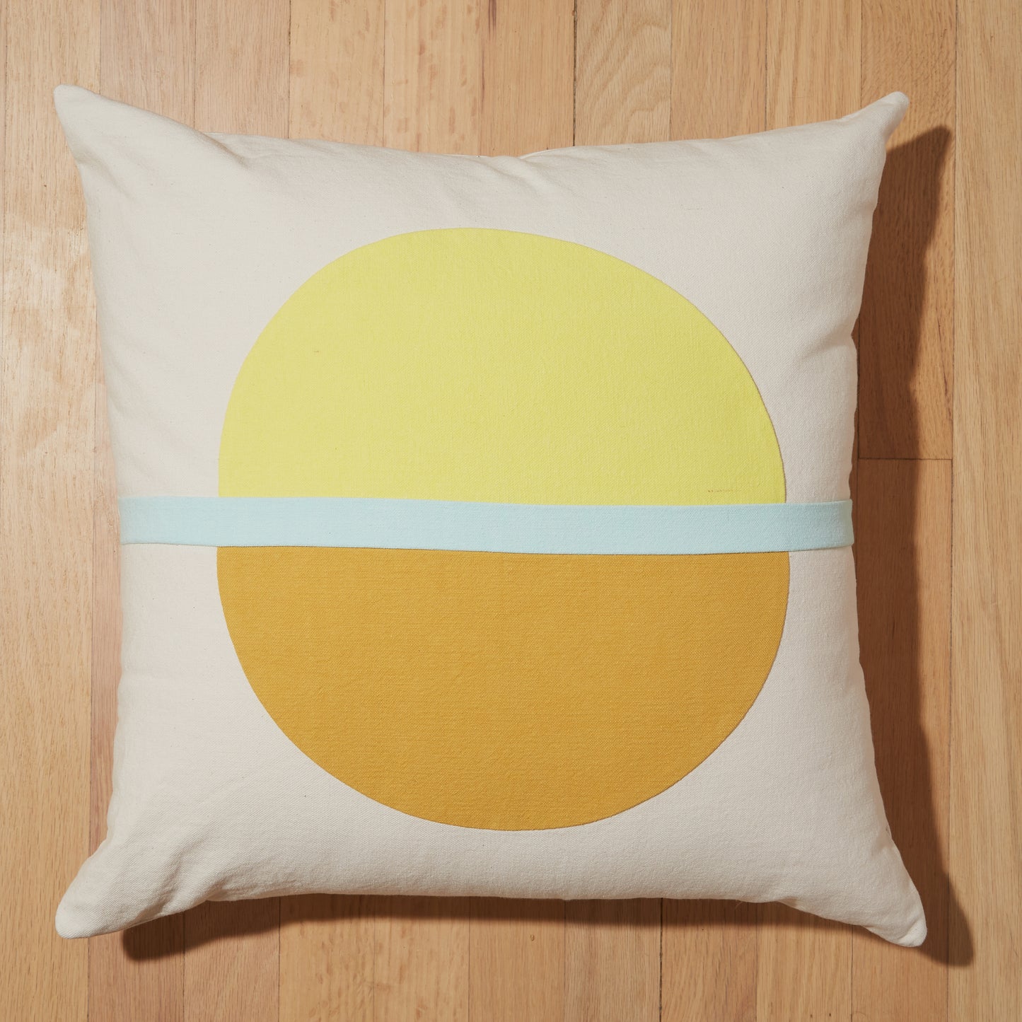 Re:Canvas Arco Canyon Square Pillow Top shot on floor