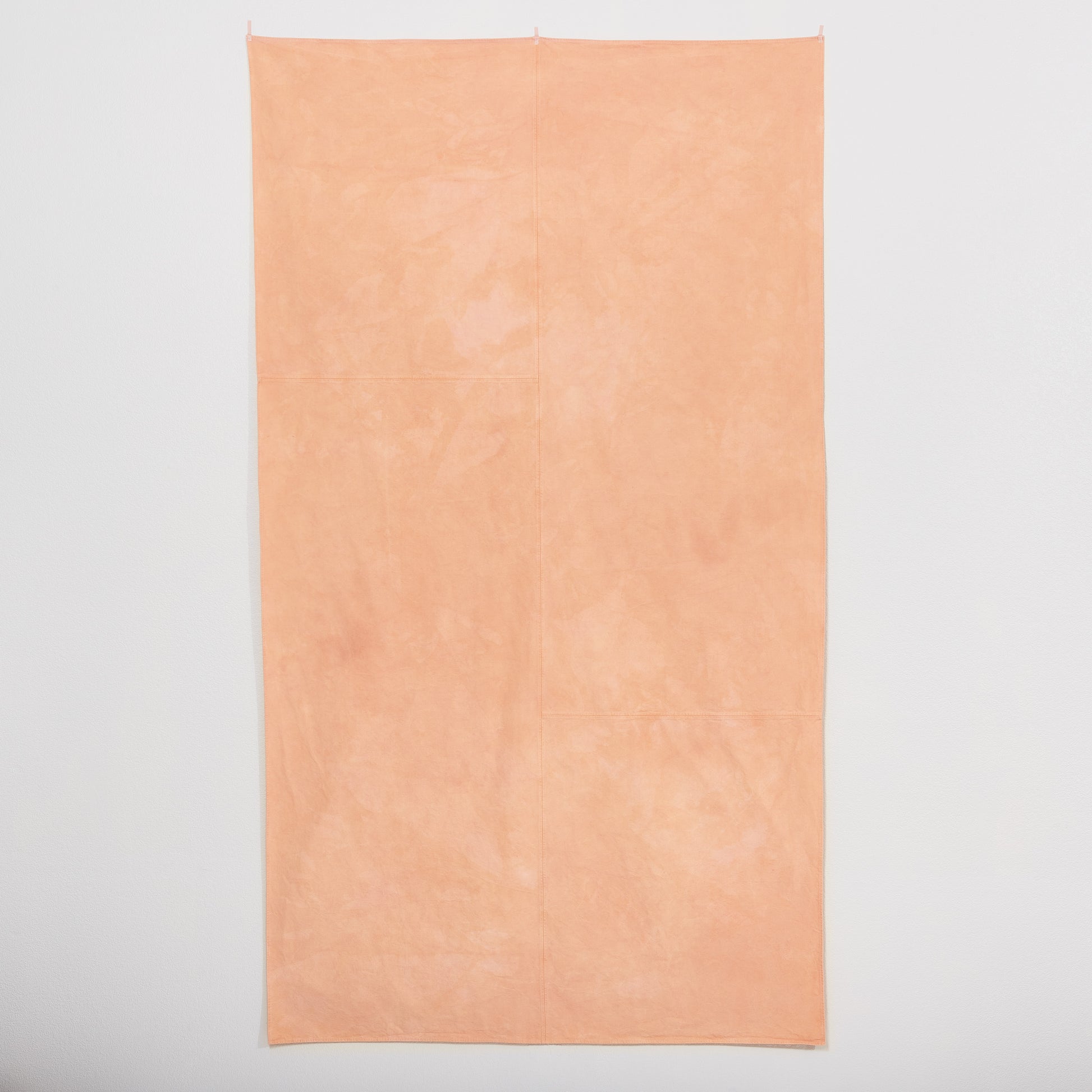 Naturally Dyed Tablecloth for 8 in Madder top shot