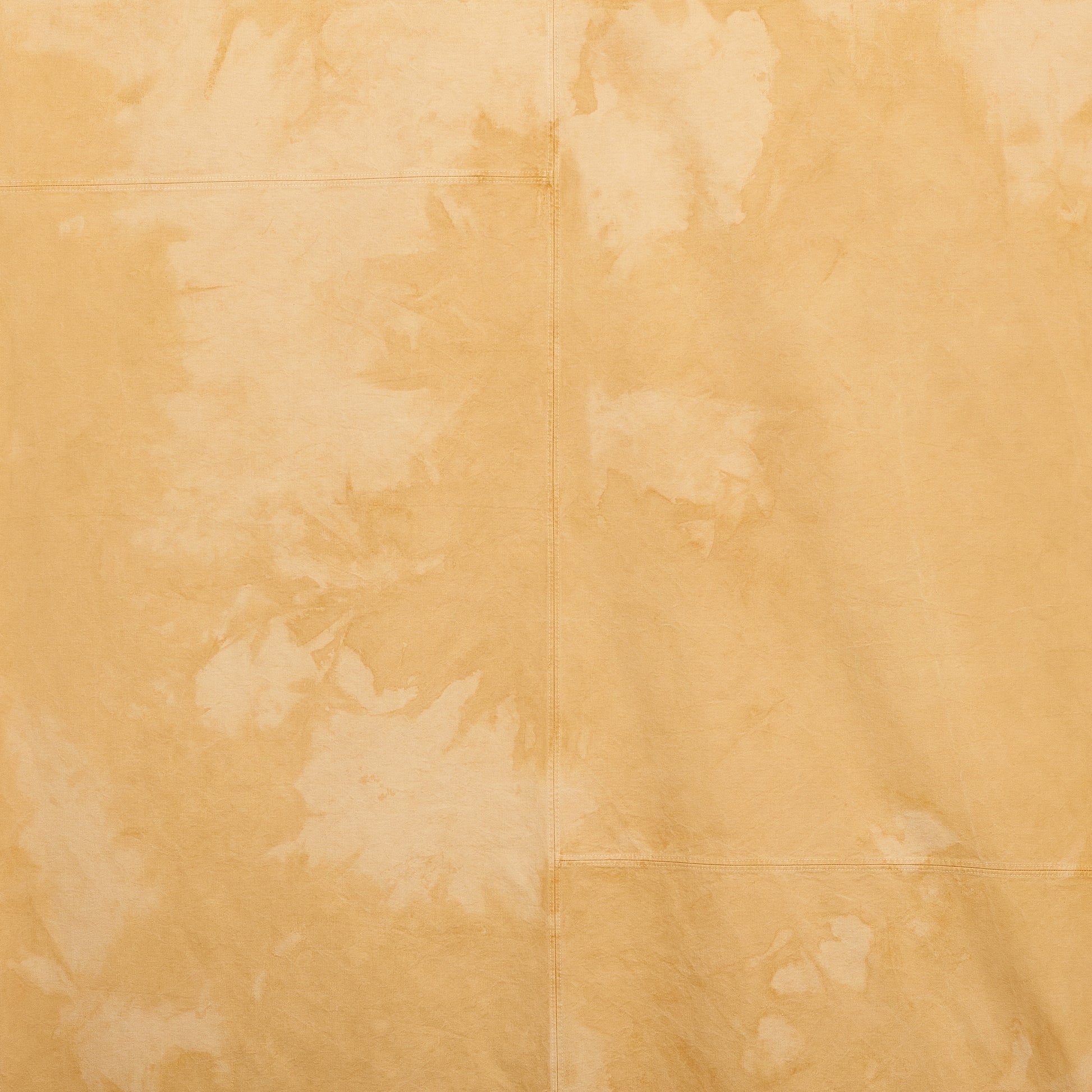 Naturally Dyed Tablecloth for 8 in Eucalyptus detail view