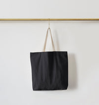 Re:Canvas Tote Night Ride front view hanging on rod