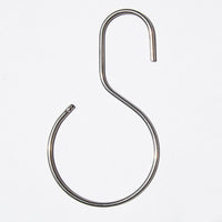 S-Hook Stainless Steel flat on floor