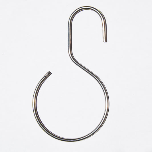 S-Hook Stainless Steel flat on floor
